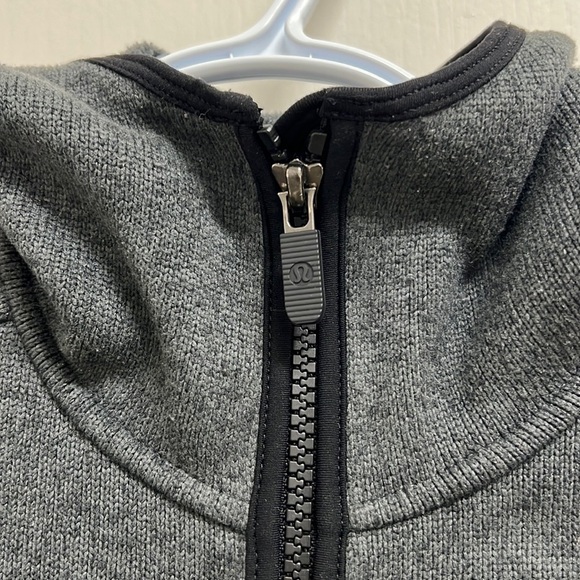 Lululemon Fleece & Thank You Pullover | Size 2 Heathered Black - Picture 7 of 9